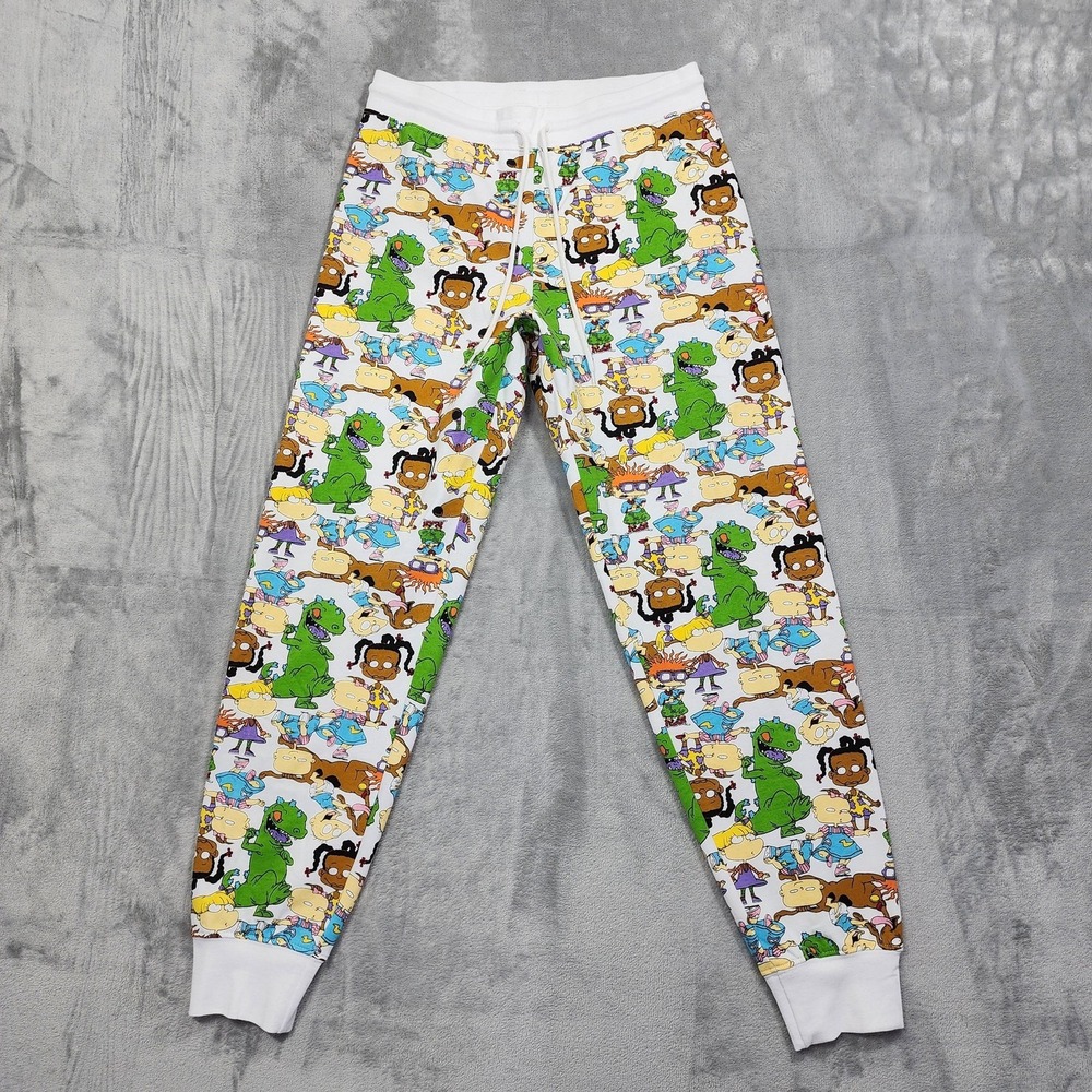 Nickelodeon Pajama Pants Womens M Multicolor Rugrats Lounge Sleepwear Cartoon